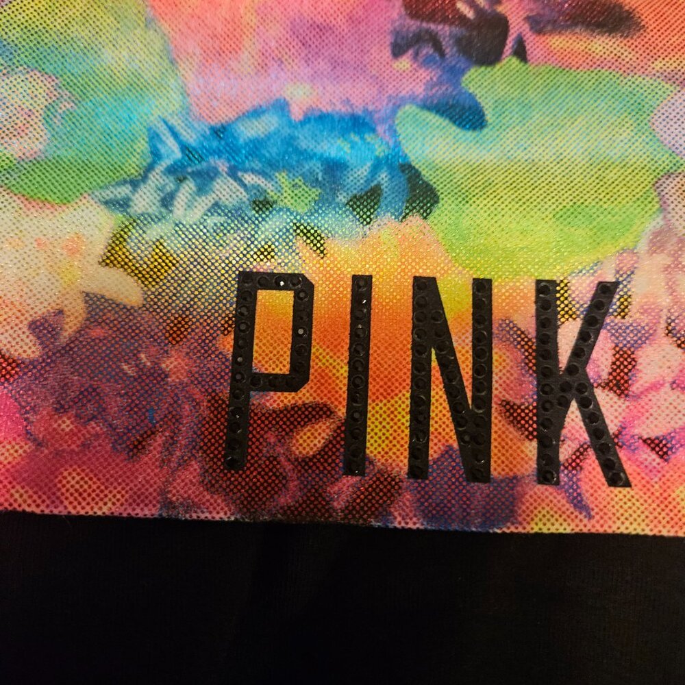 Victoria's secret PINK vintage crop yoga nwt sz med - Picture 4 of 5
